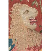 The Medieval Lion French Couch Cushion | Close Up 2