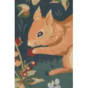 Medieval Squirrel Cushion - 14 in. x 14 in. Cotton by Charlotte Home Furnishings | Close Up 2