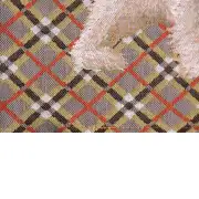 White Scottish Dog Cushion | Close Up 2