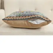 Rabbit as William Morris Left Large French Couch Cushion | Close Up 4