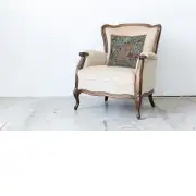 Rabbit As William Morris Right Large French Couch Cushion | Life Style 1