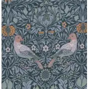 Bird Couple Cushion - 19 in. x 19 in. Cotton by William Morris | Close Up 1