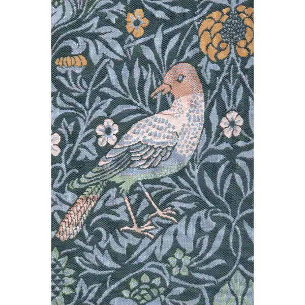 Bird Couple Cushion - 19 in. x 19 in. Cotton by William Morris | Close Up 2