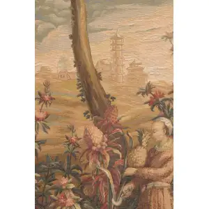 La Recolte Des Ananas I French Wall Tapestry - 58 in. x 88 in. Wool/cotton/others by Charlotte Home Furnishings Inc