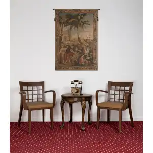 La Recolte Des Ananas I French Wall Tapestry - 58 in. x 88 in. Wool/cotton/others by Charlotte Home Furnishings Inc