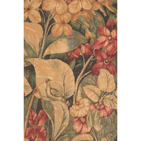 Aristoloches French Wall Tapestry - 58 in. x 58 in. Wool/cotton/others by Charlotte Home Furnishings | Close Up 2