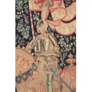Le Chevalier I French Wall Tapestry - 58 in. x 58 in. Wool/Cotton by Charlotte Home Furnishings | Close Up 2