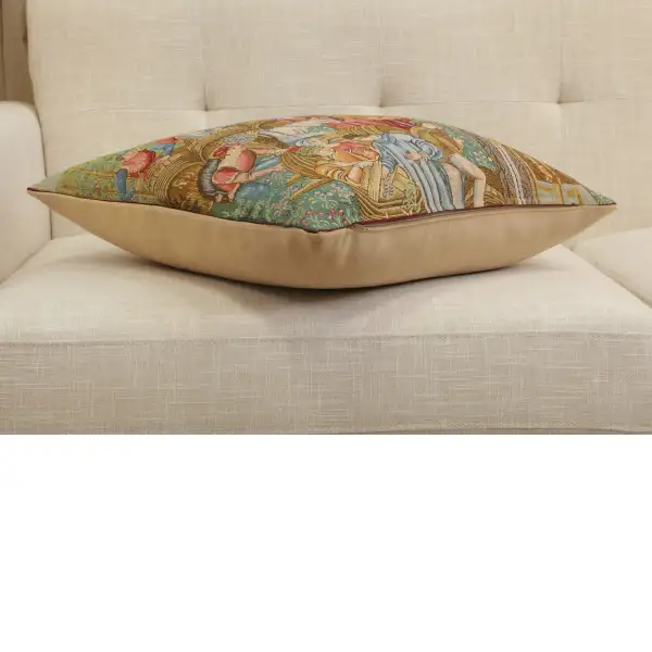 Wine Making II French Couch Cushion | Close Up 3