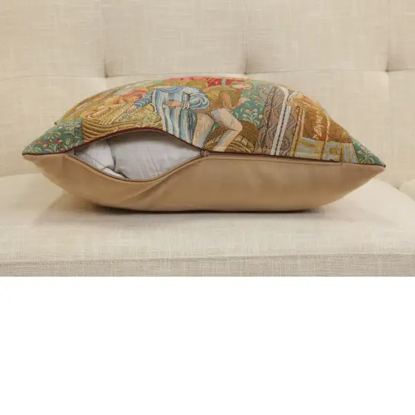 Wine Making II French Couch Cushion | Close Up 4