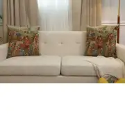 Wine Making II French Couch Cushion | Close Up 5