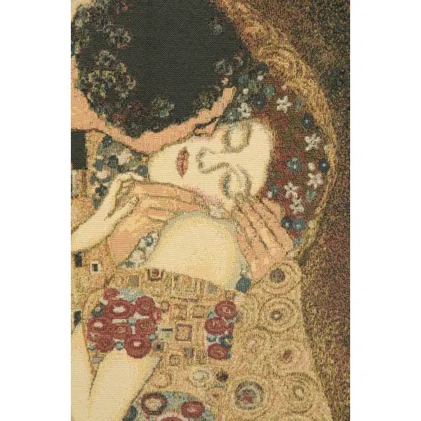 The Kiss by Klimt European Tapestries | Close Up 1