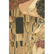 The Kiss by Klimt European Tapestries | Close Up 2