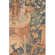 La Licorne a la Fontaine French Couch Cushion | Close Up 2