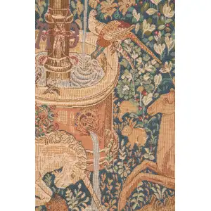 La Licorne A La Fontaine Tapestry Cushion Cover - 19 in. x 19 in. Cotton by Charlotte Home Furnishings Inc