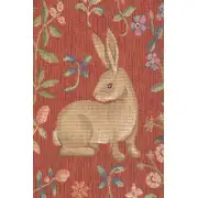 Medieval Rabbit I Cushion - 19 in. x 19 in. Cotton/Polyester/Viscose by Charlotte Home Furnishings | Close Up 2