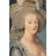 Marie Antoinette Portrait Belgian Tapestry Wall Hanging | Close Up 1