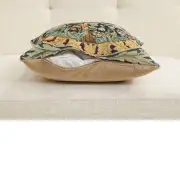 W. Morris Orange Tree French Couch Cushion | Close Up 4