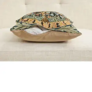 W. Morris Orange Tree Tapestry Cushion Cover - 14 in. x 14 in. Cotton by William Morris