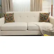 W. Morris Orange Tree French Couch Cushion | Close Up 5