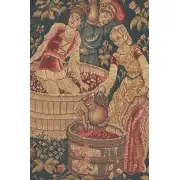 Le Vin Et la Vigne French Tapestry | Close Up 2