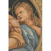 Madonna Della Seggiola I Belgian Tapestry Wall Hanging | Close Up 2