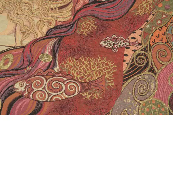 Danae by Klimt Belgian Tapestry Wall Hanging | Close Up 2