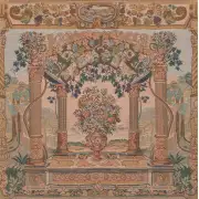 Terrasse with Columns French Couch Cushion | Close Up 1