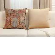 Armoires Au Heaume Tapestry Cushion Cover - 19 in. x 19 in. Cotton by Charlotte Home Furnishings Inc | Close Up 5