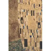 Kissed by Klimt Belgian Tapestry Wall Hanging | Close Up 2