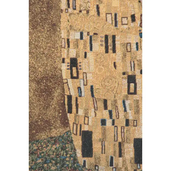 Kissed by Klimt Belgian Tapestry Wall Hanging | Close Up 2
