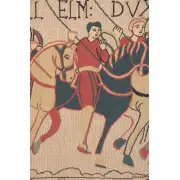 Bayeux Chevaliers Belgian Tapestry Wall Hanging - 25 in. x 18 in. cottonampViscose by Charlotte Home Furnishings | Close Up 1