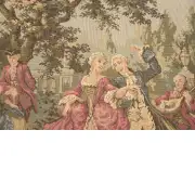 Society in the Park Right Belgian Wall Tapestry | Close Up 1
