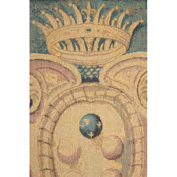 Ciniglia Crest Italian Tapestry | Close Up 1