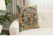 Orange Tree I French Couch Cushion | Close Up 1