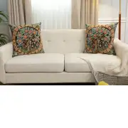 Orange Tree I French Couch Cushion | Close Up 5