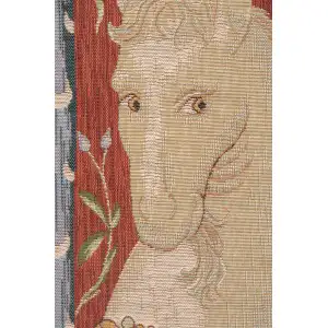 La Licorne Tapestry Cushion Cover - 19 in. x 19 in. Cotton by Charlotte Home Furnishings Inc