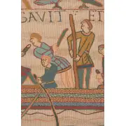 Bayeux L'Embarquement French Couch Cushion | Close Up 2