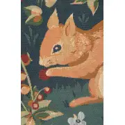 Tree Squirrel Cushion - 19 in. x 19 in. Cotton by Charlotte Home Furnishings | Close Up 2