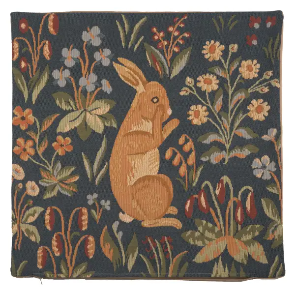 Medieval Rabbit Upright Cushion - 19 in. x 19 in. Cotton by Charlotte Home Furnishings | Close Up 1