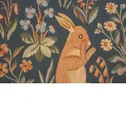 Medieval Rabbit Upright Cushion - 19 in. x 19 in. Cotton by Charlotte Home Furnishings | Close Up 2