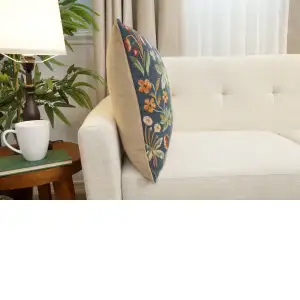 Medieval Rabbit Upright Tapestry Cushion Cover - 19 in. x 19 in. Cotton by Charlotte Home Furnishings Inc
