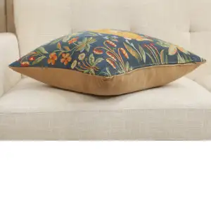 Medieval Rabbit Upright Tapestry Cushion Cover - 19 in. x 19 in. Cotton by Charlotte Home Furnishings Inc