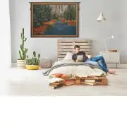 Keukenhof Blue Belgian Wall Tapestry | Life Style 2