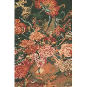 Flora Cotta Black II Belgian Cushion Cover - 16 in. x 16 in. Cotton/Viscose/Polyester by Charlotte Home Furnishings Inc