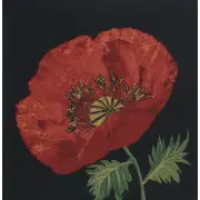 Poppy Red I Belgian Couch Pillow | Close Up 1