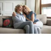 Poppy Red I Belgian Couch Pillow | Life Style 2