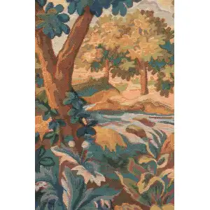 Verdure Aubusson Belgian Tapestry - 69 in. x 41 in. Cotton/Viscose/Polyester by Charlotte Home Furnishings Inc