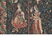 Courtly Scene Galanteries Belgian Tapestry | Close Up 1