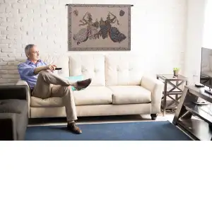 Tournament Of Knights Roi Rene Belgian Tapestry - 46 in. x 33 in. Cotton/Viscose/Polyester by Charlotte Home Furnishings Inc