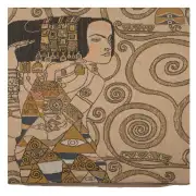 L'Attente - Klimt Jour Cushion | Close Up 1